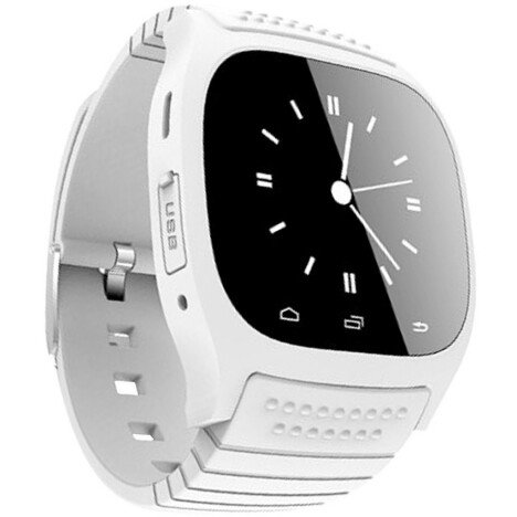 Resigilat! Smartwatch iUni U26 Bluetooth, 1.5 inch, Pedometru, Notificari, Alb